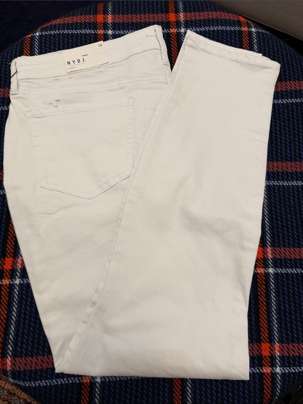 NYDJ White Skinny Jeans for Women